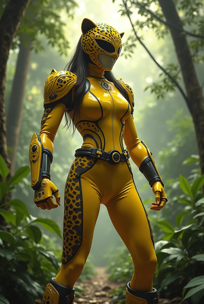 arafed woman as Lara Croft Tomb Raider,(wearing a carbonfiber turtleneck wetsuit:1.3), cleavage, (9mm guns in thigh holsters) posing in an ancient Mayan lagoon, jungle plants, jungle flowers, raging fires in background, sunset setting, tropical birds in sky, wet skin, photoreal render,high contrast image, rendering by octane,zbrush。character design,realisticlying,unreal-engine,ultra - detailed,concept-art,trends in art station。 ((best quality)), ((masterpiece)), ((realistic)), (detailed), brown eyes, highly detailed skin and hair, looking at the viewer, Fantasy art,stunning gradient colors,detailed background,extremely detaile, tmasterpiece),HDR, front view,