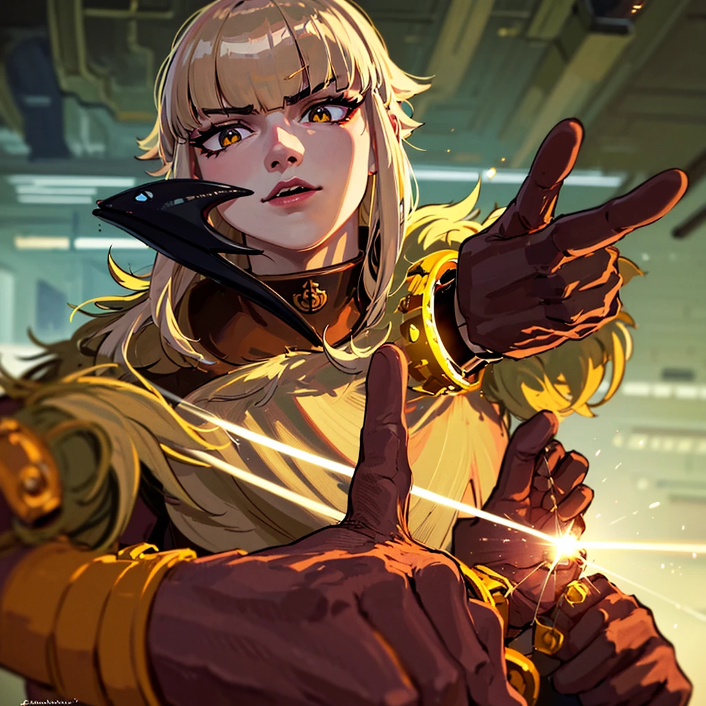 женщина anthro furry tiger ,absurdity, a high resolution, ultra detailed,
1 girl,oversized hooded jacket,whole body,
original character,girl,gray hair,yellow eyes,shoulder-length hair, complex black mask, military general, {Best quality}}, {{masterpiece}}, {{ultra detailed}}, {illustration}, {detailed light}, (rides on a tank)
Nuclear fusion, masterpiece, realistic, Best quality , professional artwork, fluffy, Prussian, military uniform, German,, gorgeous military Prussian uniform, humanoid, science fiction, cockpit of a ufo, puts his hands on a lever