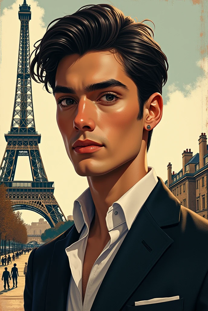 (( fullbody 1 man homoerotic photoshot naked playing the violing on at the top of eifel tower)) ((the most sexy, seductive, lusty face gaze ever seen)) ((the most sexy, seductive, lusty smile ever seen)) in Kevin Sloan an roberto ferri style 8k resolution, full body, handsome, splendid naked, thin and ripped body, detailed realistic muscles, 20 years old. full body, male model. black hair, green eyes, male gaze. handsome. bodybuilder romanticism, symbols and metaphors. Beautiful details, quirky, distinctive images, stylistically diverse painting, Intricate detailsfull body, Pencil Sketches by Albert Eckhout enchanting young man, highly detailed beautyfull face, freedom, soul, digital illustration, approaching perfection , dynamic, highly detailed, watercolor painting, artstation, concept art, smooth, sharp focus, illustration in the style of artists like Russ Mills, Sakimichan, Wlop, Loish, Artgerm, Darek Zabrocki, and Jean-Baptiste Mong ((images that reflect the strength and masculinity of male models, seductive, sensual, sexy, lusty)) (homoerotism_fullbody_nsfw_seductive) Energy intense vibrant dark colors palette becoming the subject composition, A young man ((shirtless, pantless)) barefoot,