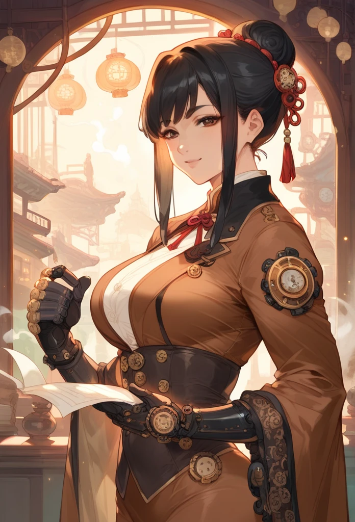 ((masterpiece)),(bestquality),((ultra-detailed)), (beautiful detailed face), depth of field,detailed,((beautiful detailed eyes)), gigantic breast, (wielding a greatsword), beidoudef, eye patch, full body