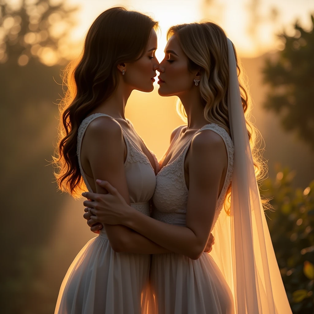 izabeth Olsen and Emma Stone kissing