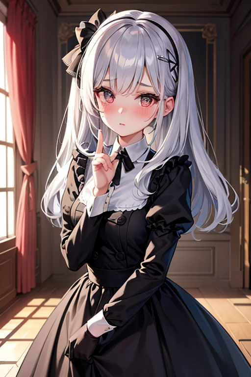 <lora:talkmouth_U_type1_v200:1>
insanely detailed, absurdres, ultra-highres, ultra-detailed, best quality,
1girl, solo, nice hands, perfect hands
BREAK
gothic theme, black gothic dress, white frill, hair dress
BREAK
(nsfw:-1.5)
BREAK
smile, open mouth
BREAK
,
standing, cowboy shot, looking at viewer
BREAK
slender, kawaii, perfect symmetrical face, ultra cute girl, ultra cute face, ultra detailed eyes, ultra detailed hair, ultra cute, ultra beautiful
BREAK
in coffee shop, depth of field, ultra detailed background
BREAK
medium large breasts
BREAK
blonde hair, blue eyes, double bun, hair between eyes