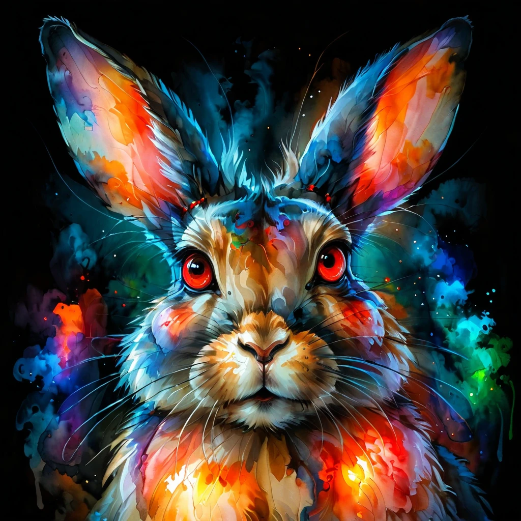 ral-wtrclr, a rabbit with glowing red eyes