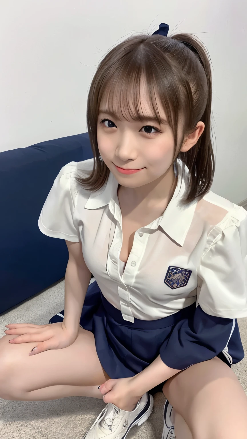 Brown hair a blond japanese girl japanese gal a sailor suit showing crotch panties crotch open Smiling Spreading your legs Slimed Lying down squatting Panties are visible sexy pause Skirt flipping White panties visible through the skirt panties with small ribbon Brown loafers high school student uniform Twin-tailed The bra is sheer Clothes are see-through White bra Panties with ribbon White blouses bow ribbon Dark blue socks Panties in full view The clothes are fluffy Crotch is visible The blouse buttons are off cute lingerie Showing off her panties Cleavage visible from the blouse Classroom Infirmary bed small chest Nipples are see-through Panties look good Underwear Troubled face Embarrassed face Angle from your feet Angle from below Angle looking up from below White cotton fabric underwear crotch show off the white crotch clearly visible white crotch、((low ponytail))