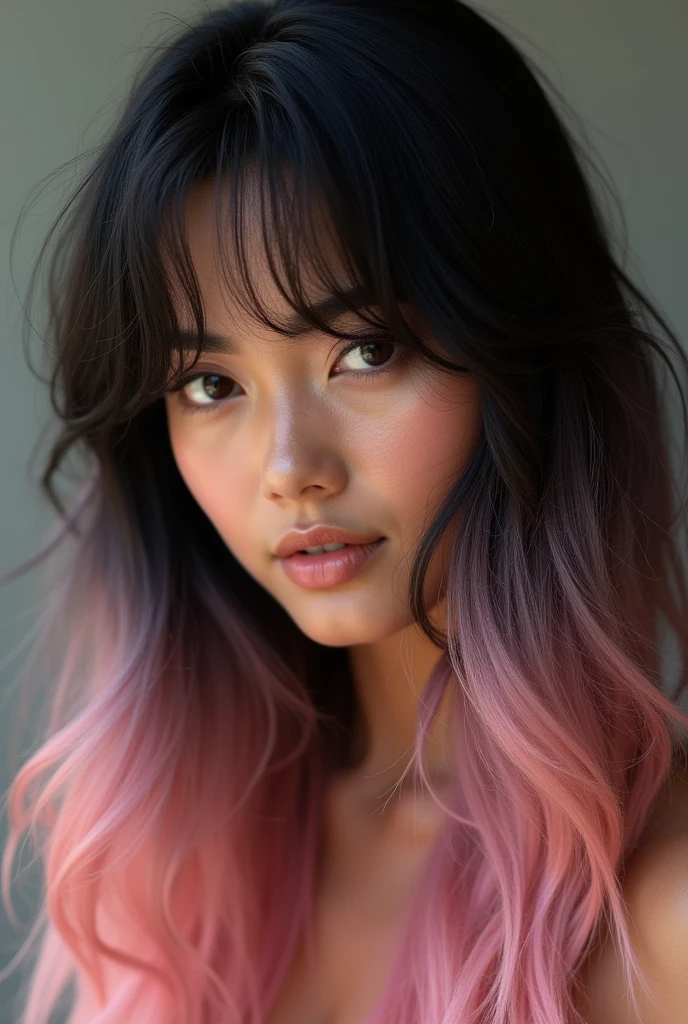 ((Full nudity:1.2)),Cute Japanese Women Photos, Little Woman, 20-year-old, Beautiful and perfect face, brown, Beautiful Face, thin: 1.2, (photo Realistic:1.4), (hyper Realistic:1.4), (Realistic:1.3),
(Smoother lighting:1.05), (Improving the quality of cinema lighting:0.9), 32K,
1 girl,20-year-oldの女の子, Realistic lighting, Backlight, The light shines on your face, Ray Tracing, (Bright light:1.2), (Improvement of quality:1.4),
(Highest quality Realistic textured skin:1.4), fine grain, Detailed face,
(tired, Sleepy and happy), (smile:0), Face close-up, 
(Accentuates body lines:1.1), (Enhances the beauty of skin texture:1.1), Black Lips, eyeliner, Gothic, Goth Girl,((multicolored hair colors:1.2)),(((Completely naked))),(((nsfw))),((Small breasts:1.2)) , 