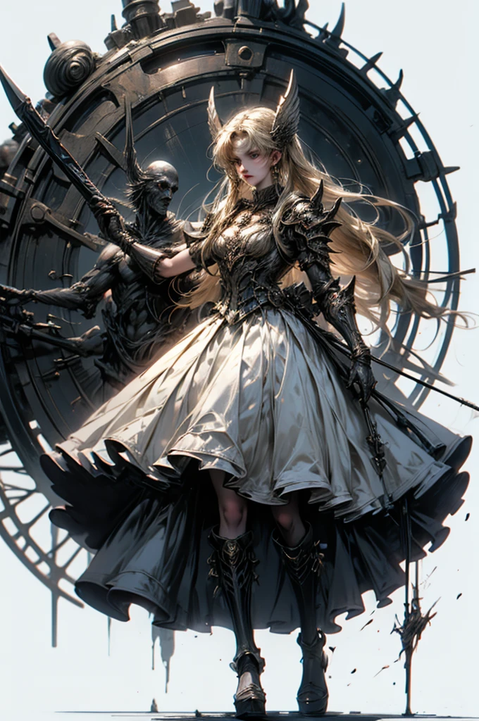 (((masterpiece))), (((best quality))), ((ultra-detailed)), (highly detailed CG illustration), ((an extremely delicate and beautiful)),(from side),cinematic light,((1mechanical girl)),solo,full body,(machine made joints:1.2),((machanical limbs)),(blood vessels connected to tubes),(mechanical vertebra attaching to back),((mechanical cervial attaching to neck)),(sitting),expressionless,(wires and cables attaching to neck:1.2),(wires and cables on head:1.2)(character focus),science fiction,extreme detailed,colorful,highest detailed
