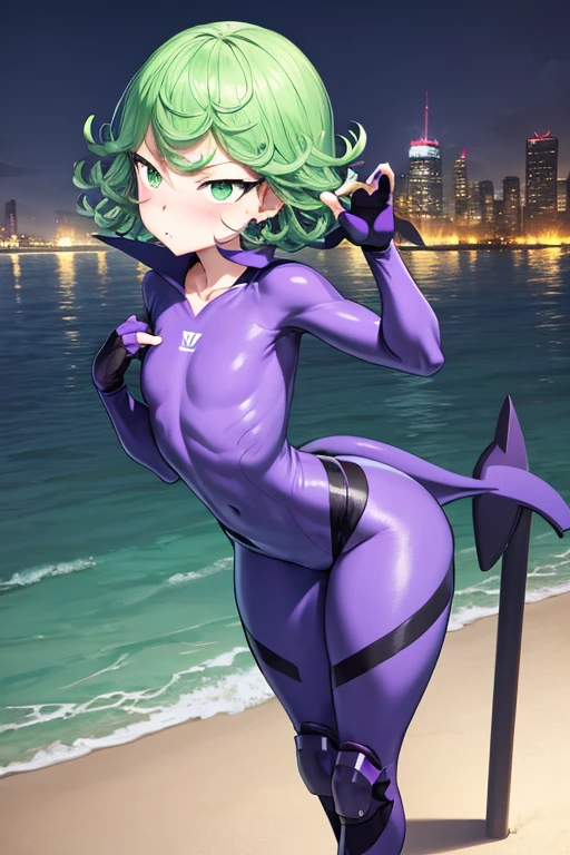 (master part, melhor qualidade), detalhes intrincados 1girl, , fundo pesado, bunda gigantesca, hiper coxas,milf lingerie big ass ass focus(masterpiece, best quality:1.2), cowboy shot, solo, 1girl, tatsumaki, unamused, closed mouth, looking at viewer, crossed arms, black dress, blue sky, clouds