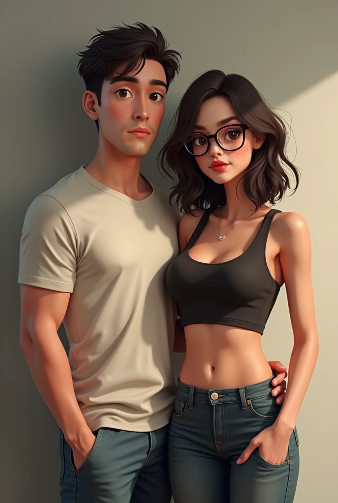 (best-quality:0.8),
(best-quality:0.8),(room background) (absolutely masterpiece) (ultra high fidelity focus and sharpness)16K, hdr, super sharp, a (19 year cool handsome guy, fashion wear, chains, nike clothes) looking up to a (39 year old hot woman, tight breast shirt, stranding hair, attractive), embarrassing composition, sharp, high fidelity, ultra realistic, photorealistic, alluring vibes, dramatic alluring attractive warm lighting,high quality, super sharp, 18k photograph of a cool handsome 19 year old boy looking at a 39 year old hot, attractive milf, alluring picture, dramatic alluring red lights, high quality, detailed