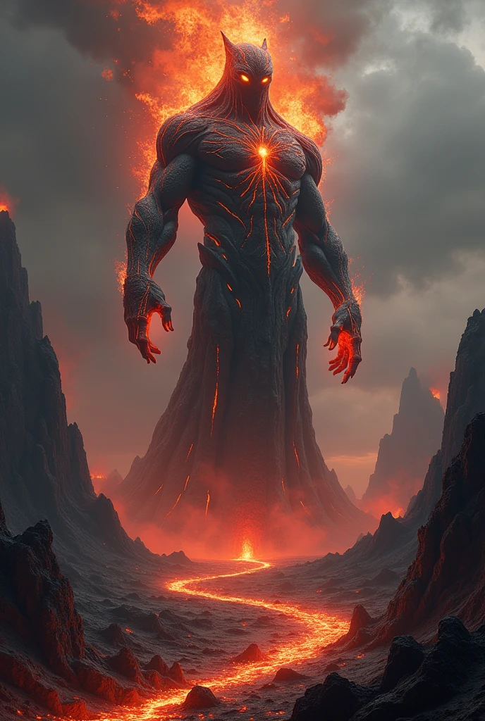 Melting lava monster