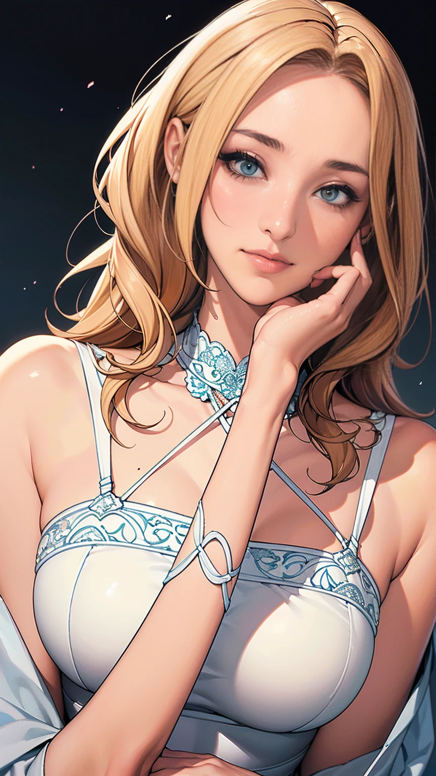 estilo de desenho animado:1.2), Yvonne Strahovski mulher Imagem de desenho animado de uma mulher , roupas sensuais , garota super fofa, authoritarian would be facial expressioncartoon style illustration, estilo de arte dos desenhos animados, estilo de arte dos desenhos animados, digital illustration style, design de personagens altamente detalhado, arte digital detalhada fofa, City fan art, design de personagem retrato, beautiful digital illustration, retrato de alta qualidade, arte em quadrinhos, retrato do design do personagem, white background Buso without clothes and medium breasts, beautiful and symmetrical body curves