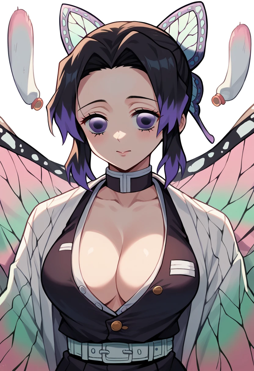 1 girl, Kocho Shinobu, Kimetsu no yaiba, large breasts