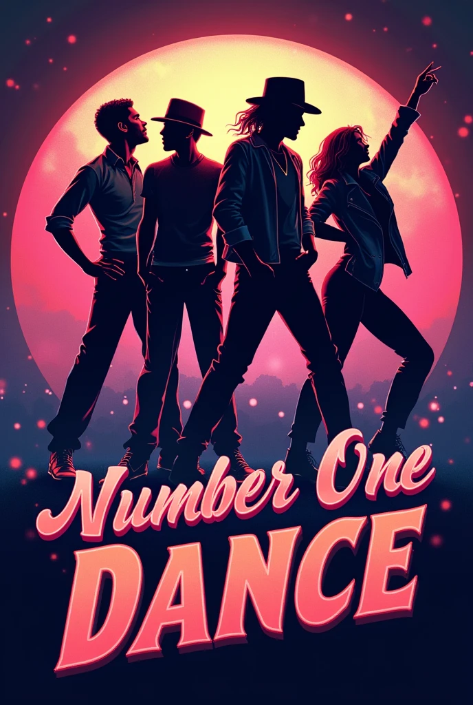 Create flyer for 80's party. With movies and series of the time
