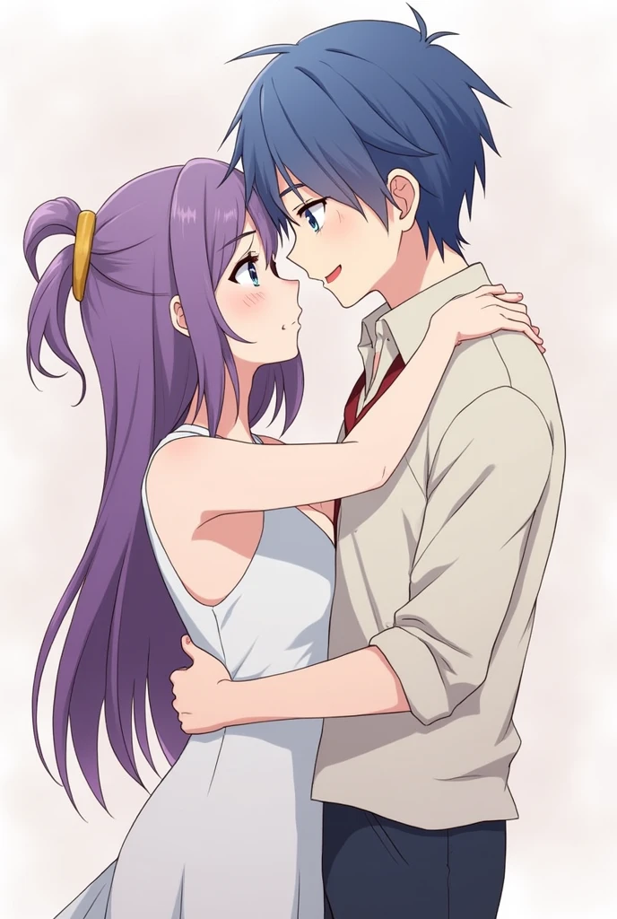 NSFW,Inside the library、1 girl, red eyes, purple eyes, long hair, black hair, hair ribbon,red ribbon,, navy blue jacket, navy blur skirt, pleated skirt,white panty,(((Are crying)),Small breasts、1boy、between legs grab