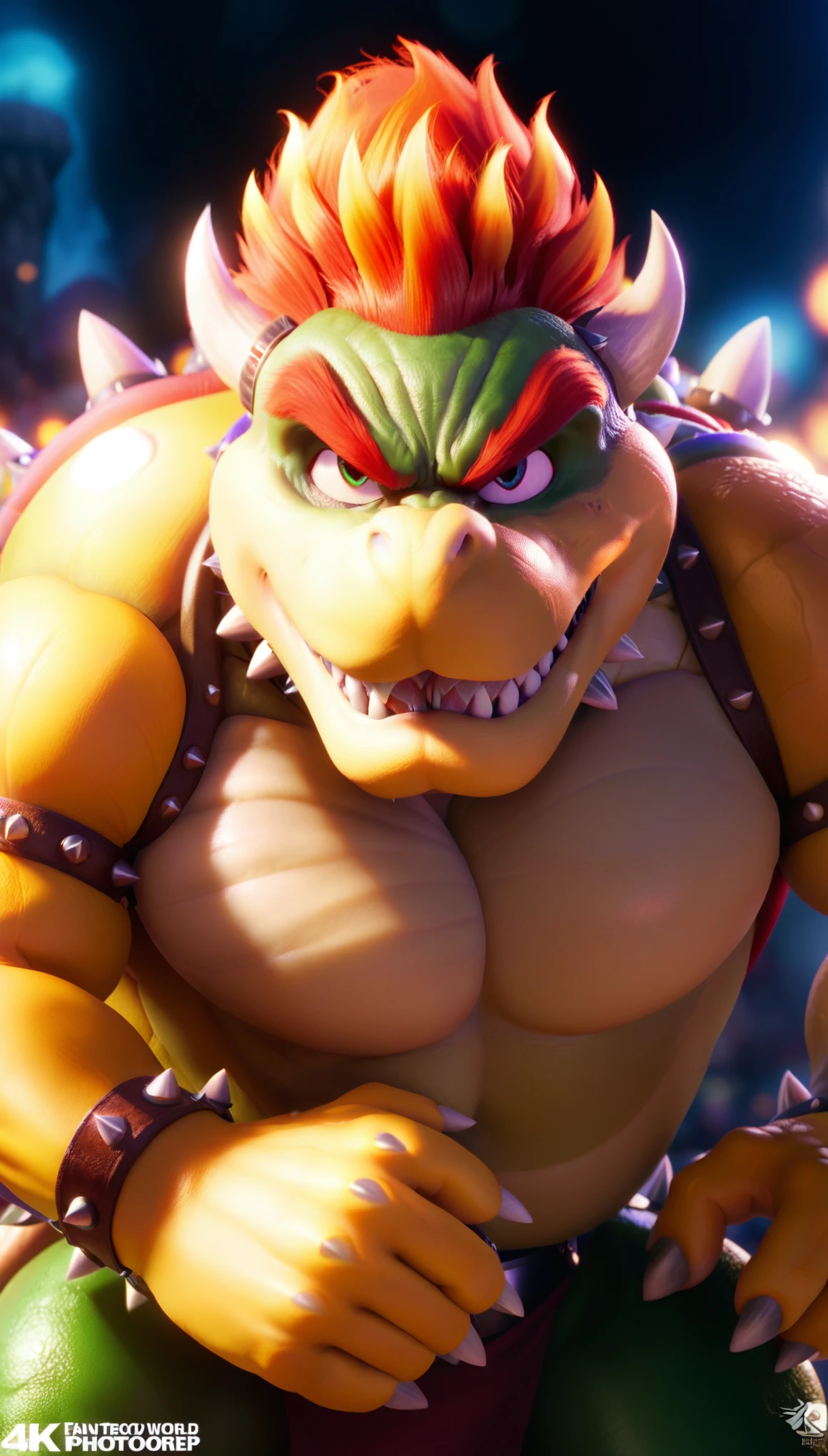 cinematic photo bowser, fantasy world  . 35mm photograph, film, bokeh, professional, 4k, highly detailed  