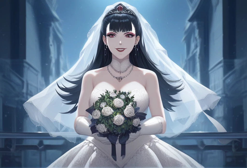 (Best Quality, masutepiece:1.2), (Realistic:1.3),, (hyper detailed background, Detailed background), Bokeh,, , gorgeous prom dresses, Luxury Prom Dresses, wedding dress, Bridal Veil, bridal gauntlets, Bridal Cascade Bouquet,, Upper body,, Wedding in the church,, , 1girl in, Cute, Teenage, Posing, Smiling,, Dynamic Angle, Dynamic Pose,, , Very long hair