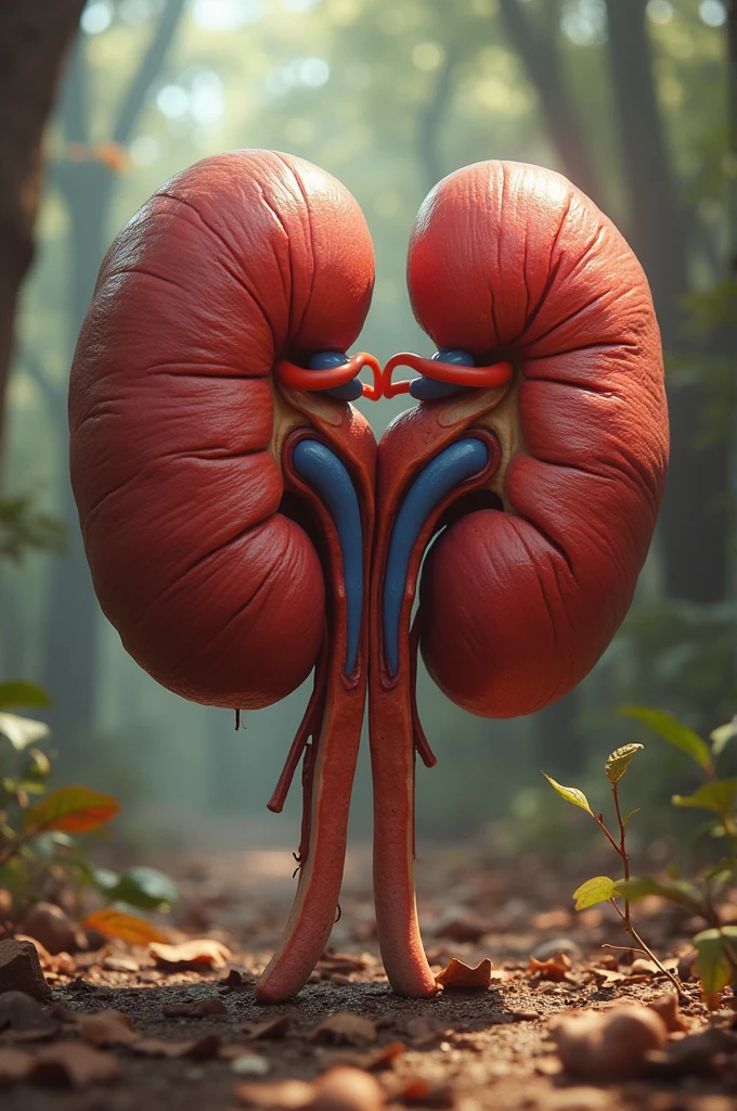 Renal circulation and its parts