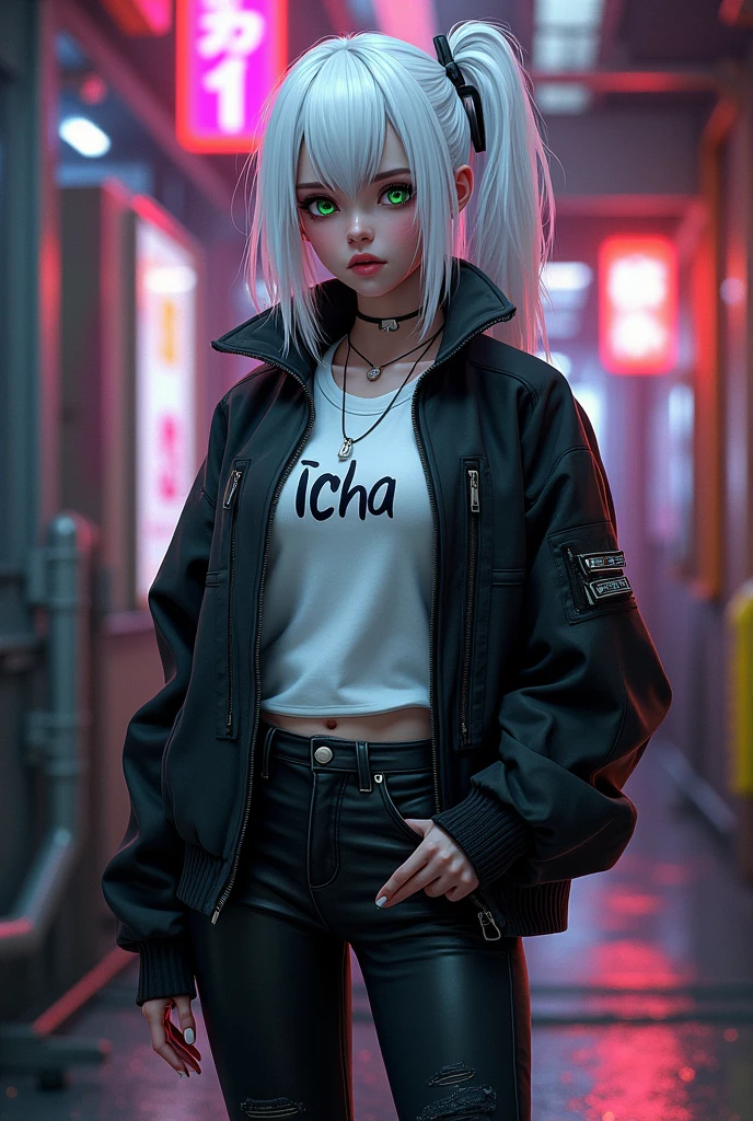 ((((dramatic))), (((gritty))), (((intense))) film poster featuring a young platinum white hair woman as the central character. She stands confidently in the center of the poster, wearing a stylish and edgy Harajuku-inspired hip hop outfit, with a determined expression on her face. The background is aesthetic atmospheric dark and gritty, with a sense of danger and intensity. The text is bold and attention-grabbing, with a catchy tagline that adds to the overall feeling of drama and excitement. The color palette is mainly dark with splashes of vibrant neon colors, giving the poster a dynamic and visually striking appearance,tachi-e
(magazine:1.3), (cover-style:1.3), fashionable, woman, vibrant, outfit, sexy seductive posing, front, colorful, dynamic, background, elements, confident, expression, holding, statement, accessory, majestic, coiled, around, touch, scene, text, cover, bold, attention-grabbing, title, stylish, font, catchy, headline, larger, striking, modern, trendy, focus, fashion,