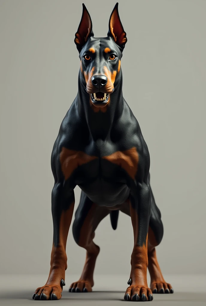 A doberman butt furry