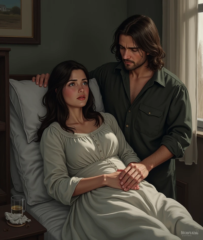 52 year old woman died in bed and 28 year old boy and 24 year old brunette girl from village crying around