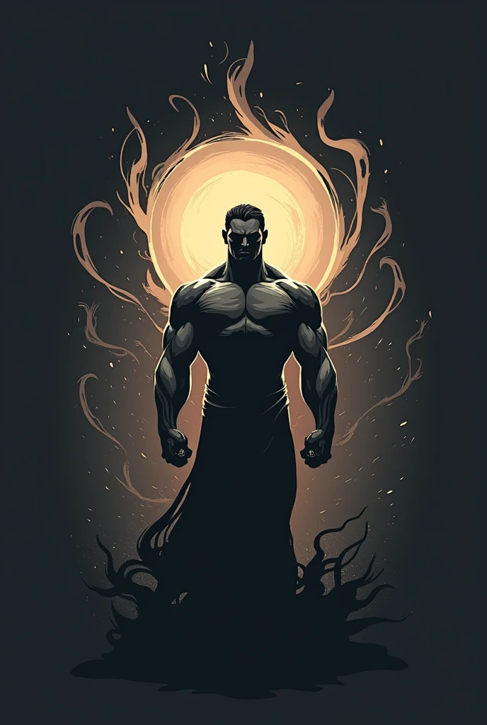 naughty man;
brawny;
with no face;
No genitals;
All white like white color;