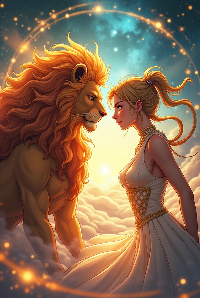 Leo sign with Libra