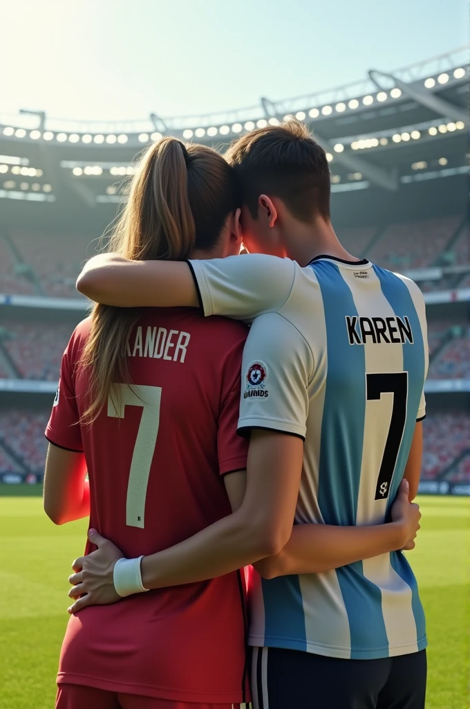 Margot Robbie beijando o Lionel Messi