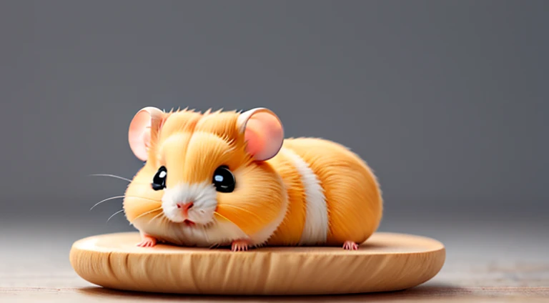 (absurd, high resolution, ultra detailed, high resolution) masterpiece, best quality, highly detailed, delicate features, (Hamster lying on the sofa), Fluffy, very cute, Small round tail,