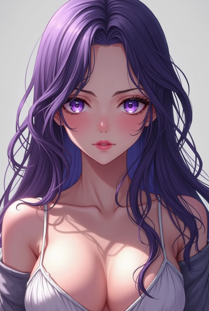 cute girl, lilac hair, red eyes, anime, hyper-realistic, 8k, extremely detailed, highres, masterpiece, ethereal, glowing, soft lighting, detailed facial features, long eyelashes, intricate clothing details, fantasy, dreamlike, vibrant colors, beautiful background, digital art