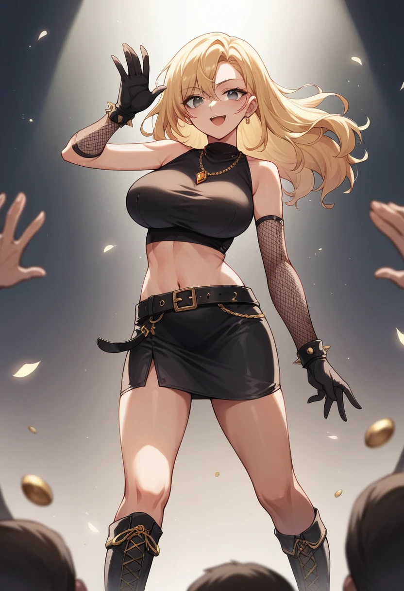 masterpiece, surrounded, multiple others, exhibitionism, audience, background characters, crowd, public humiliation, , long hair, naughty_face, breasts out, shaved_, areolae, peeing,