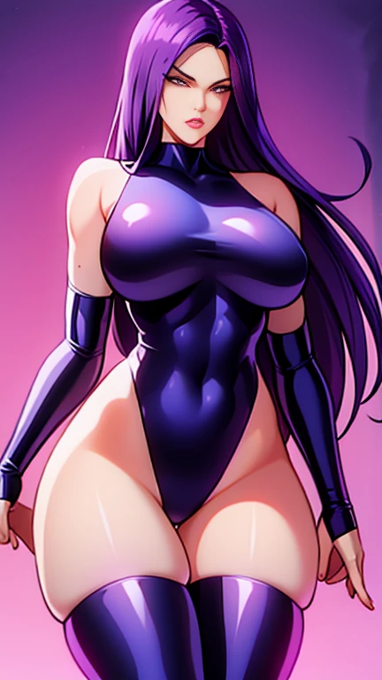 Psylocke has large breasts 