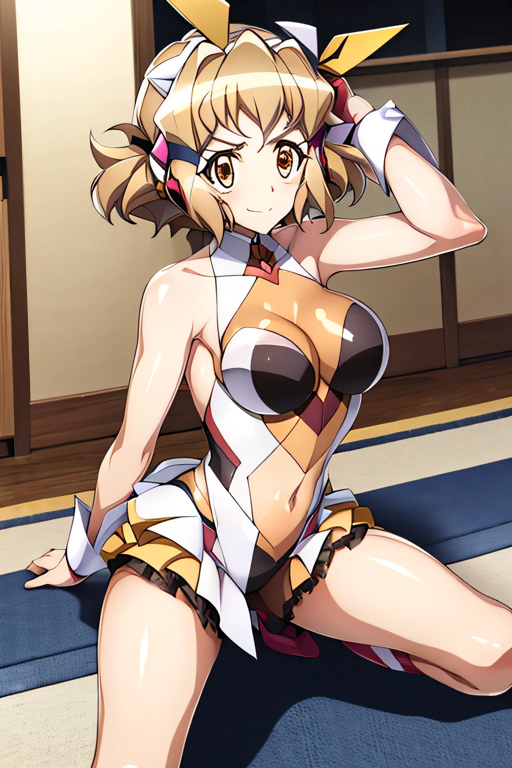 Highest quality,Hibiki Tachibana,Symphogear,cute,Shiny skin