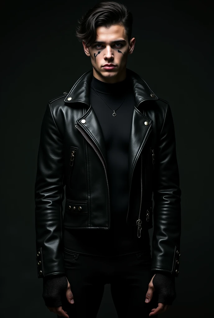 Damien: An enigma wrapped in rebellion Physical appearance:
* Age: 18 years
* Height: 1,80 meters (5'11")
* Physicist: Slim and athletic, with muscles defined by years of physical work.
* Hair: jet black, scrambled and indomitable, often falls on his storm gray eyes.
* Eyes: deep and penetrating, with a look that can be both captivating and intimidating.
* outfit: He usually wears dark, worn clothing., with a rebellious and informal style. Prefers black t-shirts, the leather jackets and the worn boots.
* tattoos: He has several tattoos, each with a personal meaning hidden from most.
Distinctive features:
* scar: A scar runs down his left cheek., a permanent reminder of a violent past.
* look: His gaze is usually distant and melancholic., as if I were carrying an invisible weight.
* SMILE: He rarely smiles, and when he does, It's a crooked smile that doesn't reach your eyes.
Personality:
* rebel: He rebels against the rules and authorities, preferring to forge his own path.
* Mysterious: He is an enigma to everyone around him, jealously guarding their secrets.
* Inaccessible: It seems to have an invisible barrier that separates it from the world, making it difficult for people to approach him.
* intelligent: He is intelligent and insightful, able to read people and understand their motivations.
* Vulnerable: Despite its tough exterior, He has a vulnerable side that only a few have seen.
history:
Damien's past is shrouded in mystery. It is rumored that he has lived through difficult experiences that have deeply marked him.. This has turned him into a lonely and distrustful boy., who is constantly searching for his place in the world.
attractive:
Despite his tormented personality, Damien has undeniable attractiveness. His aura of mystery and rebellion makes him irresistible to some people., while others are intimidated by its darkness.
Damien is a comp character