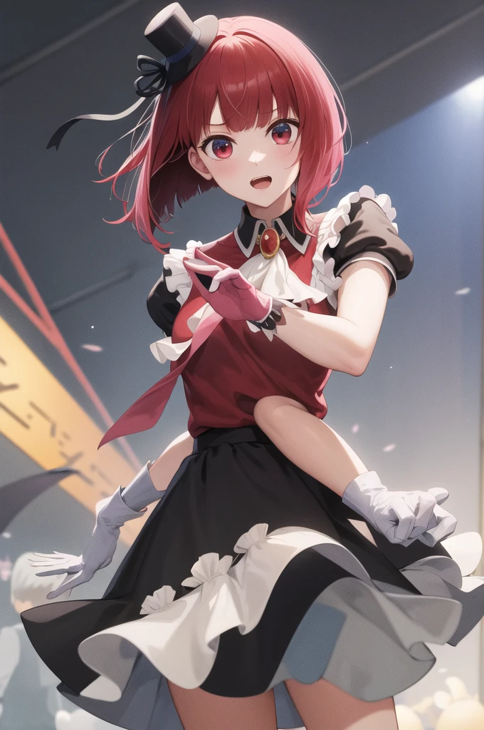((chest visible: 3)(red hair: 1.5)(red eyes: 2)
