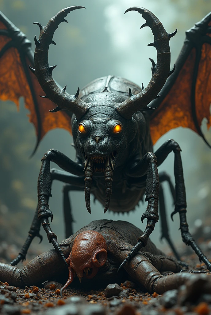 Bat 🦇 and crab hybrid dangerous 
