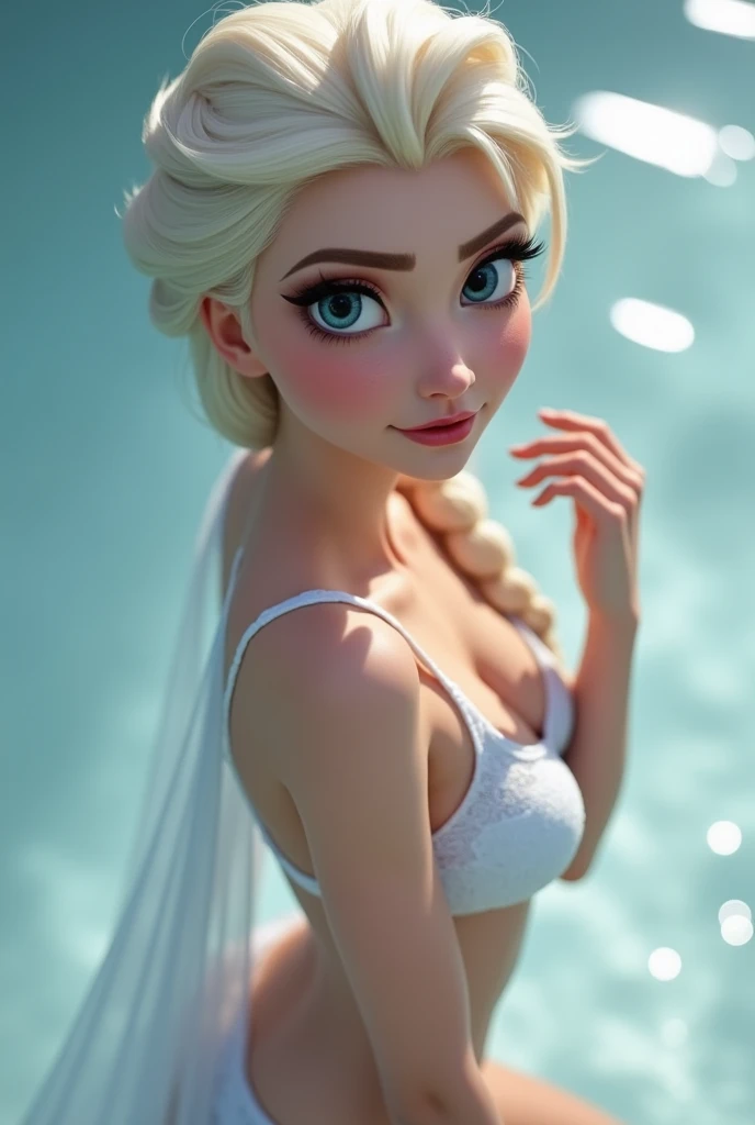 Ariana Grande, wearing princess swan costume transparent. professionally retouched, soft lighting, realistic, smooth face, perfect eyes, sharp focus on eyes, 8 k, high definition, insanely detailed, intricate, elegant. against the background of the pond.
