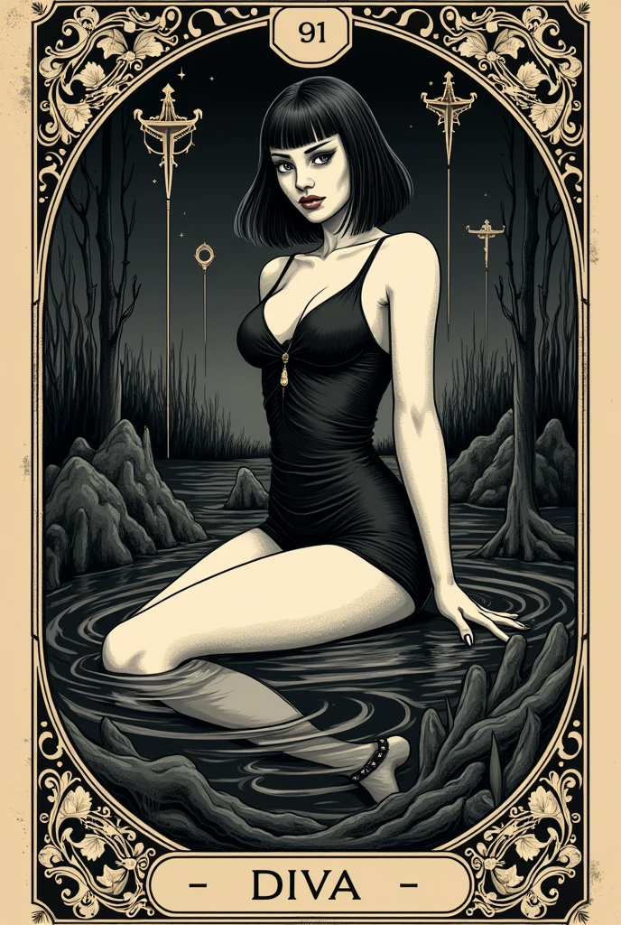 sexy monster girl in a lake, lingerie, perfect ass, magic, forest, fantastic, night sky, moon, stars, background, (simple oil painting in a style to Bill Sienkiewicz) (best quality,4k,8k,highres,masterpiece:1.2),ultra-detailed,(realistic,photorealistic,photo-realistic:1.37),intricate details,vivid colors,sharp focus,professional,Dave McKean artwork, oil touch of surrealism,oil painting style
