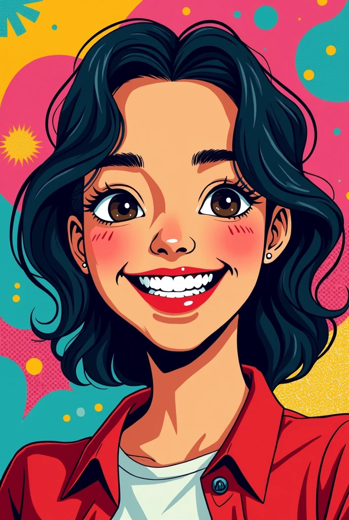 create a caricature of alice guo