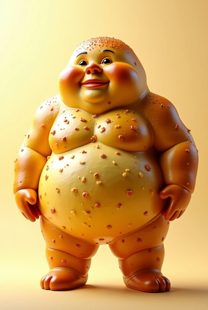 Chica from Five Nights at Freddy's, ((insanely big thighs)), ((fat rolls)), ((gigantic hips)), massive lower body, (thighs several times wider than body), thighs occupy lower half of frame, ((massive thighs)), ((ssbbw)), ((obese)), plain pink panties, back turned to viewer, looking at viewer, (entire pizza in hand), bent over, ((insanely obese butt)), booty, black sclera, white pupils, (smirk), ((incredibly wide booty)), ((morbidly obese))