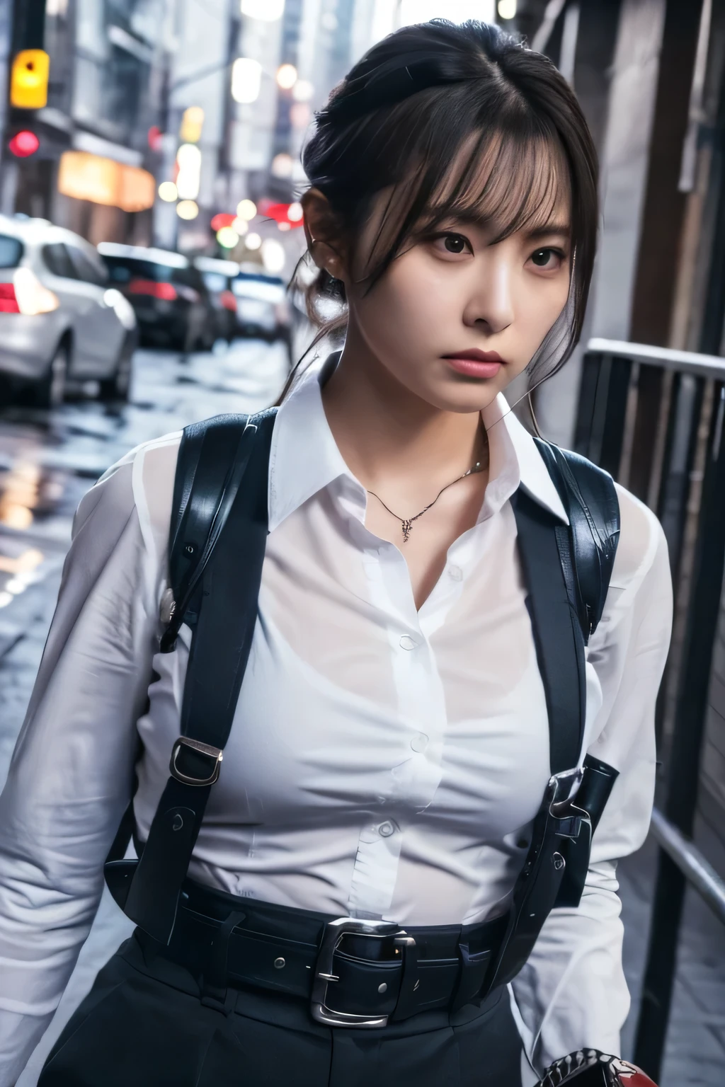 Japanese spy girl resident evil style