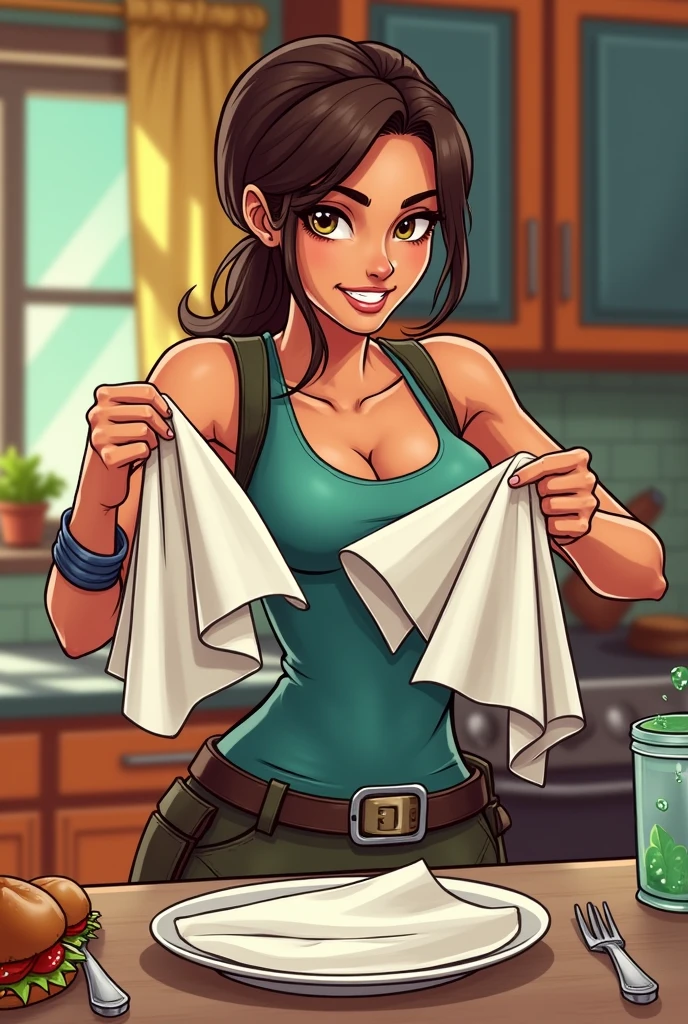 Compensation! Here is the revised and cleaner text:
--- Character: xena warrior princess Description: Cartoon image of a woman. cartoon style illustration, with highly detailed character design. detailed digital art, showing courage and high quality portrait.
characteristics:
- Portrait character design - Beautiful digital illustration - Comic art - Young girl with braided hair - Beautiful lined eyes - Medium-large bust and wonderful sexy clothes - Expression of sexual desire from waist to head ---