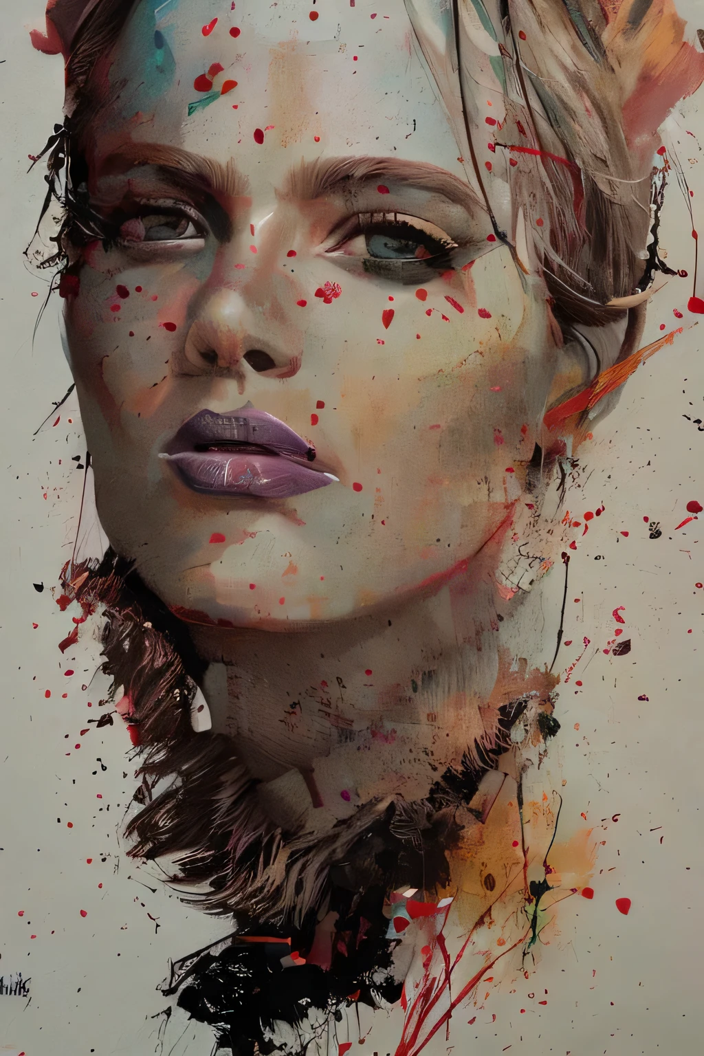 Scarlett Johansson, carne griffiths, by greg rutkowski