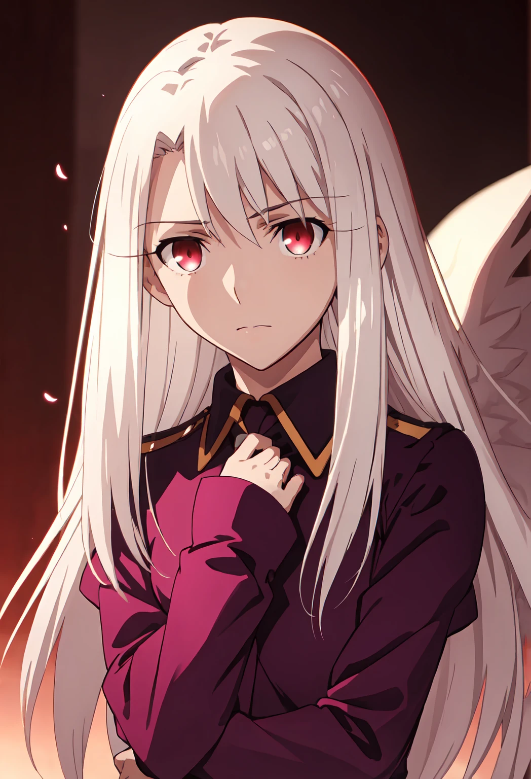 (safe:1.10), best quality, masterpiece, highres, solo, (illyasviel_von_einzbern_fatestaynightufotable:1.10), portrait, looking at viewer, anime_style, 7 