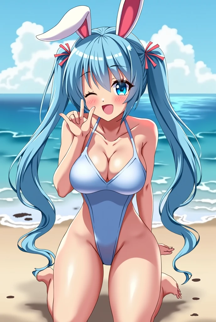 (​masterpiece, top-quality, detaileds), (anime screencap:1.10), 1 girl, (MejiroArdan \(umamusume\) ), (long hair:1.2), cute, 19yo, ((swimsuit:1.10)), (sideless:1.5), (sideboob:1.5), (covered nipples:1.5), (brash:1.5), (cute smile, happy), (saggy large breasts:1.5), (puffy nipples:1.5), (squatting, spreading legs:1.3), (high heel:1.3), (dynamic angle:1.2),