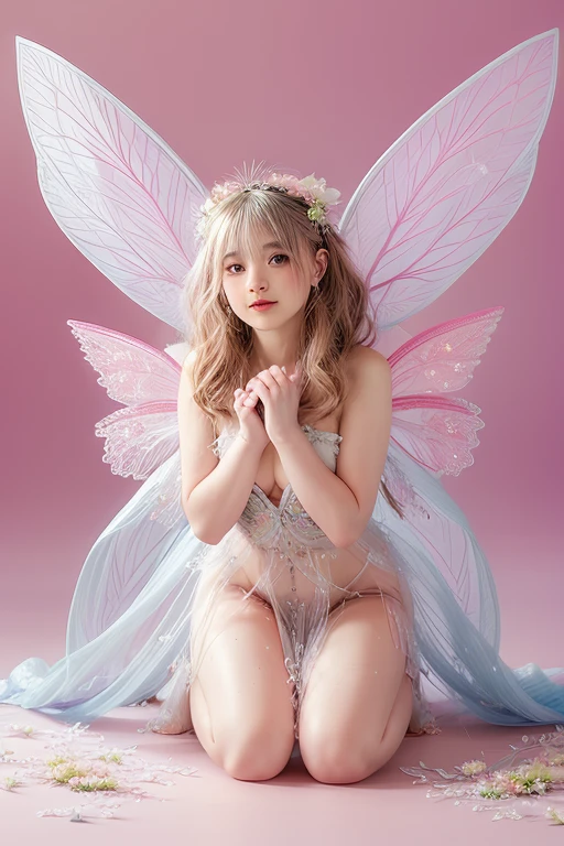 (Raw photography:1.2)、top-quality、a beautiful detailed girl、A seductive smile、beautiful countenance、flaxen hair、Long curled hair、extremely detailed eye and face、beatiful detailed eyes、huge filesize、hight resolution、hight resolution、8k wallpaper、finely detail、(Translucent nightgown:1.9)、(Mini Nightgown:1.9)、Red、(No bra)、(no-pantie)、((NSFW:1.5))、(fairy wings:1.5)、(The nipple is visible)、the head is small、Wallpapers in 8K、Light on the Face、电影灯光、20-year-old girl、Perfect makeup、perfectly proportions、sexy pose、perfectly proportions、(photorealisim:1.4)、illustratio、真实感、 frombelow、super detailing、masterpiece、a playboy bunny、Standing posture、Room with bed、Back lighting、profetional lighting、hposing Gravure Idol、女優、
