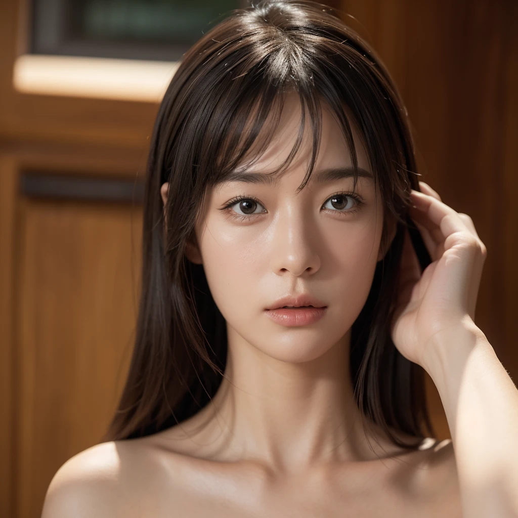 RAW photo:1.2), (Photoreal:1.4), huge file size, High resolution, very detailed, highest quality, (masterpiece:1.6),(超realistic: 1.4), very detailed, nffsw, finely, highest quality, 8k wallpaper,Japanese people,((clear white skin girl)),、((full body photo:1.2))、((big breasts:1.4)),((Lori will do it:1.2))、((sauvage、one length))、 (realistic: 1.3), (smooth lighting: 1.05), (Improved cinematic lighting: 0.9), realistic lighting, Backlight, face light, ray tracing, (whitening light: 1.2), ( highest qualityのリアルスキン: 1.4), (Improve body line mood:1.1), (Skin texture improvement beauty:1.1),