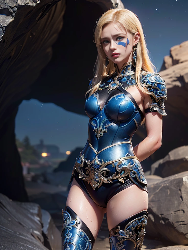 ((Masterpiece, high quality, high resolution:1.4), (standing:1.2), (dynamic pose:1.4), (smile), (1girl), noelle_silva, long hair, twintails, bangs, earring, (light violet hair:1.2), purple eyes, ((water_armor)), (wings), crown, valkyrie, armored dress, angel, tree, sunset, autumn, autumn leaves, night, moon, (dancing:1.2), highly detailed skin, skin pores, (highly detailed face:1.2), (highly detailed eyes:1.2), realistic pupils:1.2, full face blush, full lips, (perfect anatomy:1.1), (perfect proportions:1.1), (photography:1.1), (photorealistic:1.1), volumetric lighting, dynamic lighting, real shadows, (highres:1.1), sharp focus, (realistic, hyperrealistic:1.4), intricate, high detail, dramatic, subsurface scattering, big depth of field, vivid, polished, sharpened, ((full Sharp)), (extremely absurdres),16k hdr,
