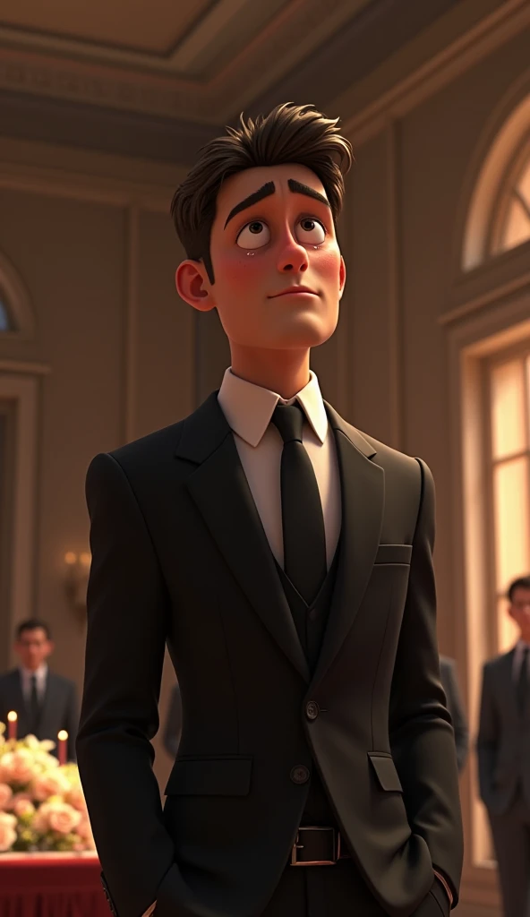 Imagine a sophisticated butler with a commanding presence, his chiseled features and strong jawline rendered in breathtaking HD realism. With a hint of Pixar's whimsical touch, this butler is sure to captivate and charm with his diverse range of Belgian origins and faces