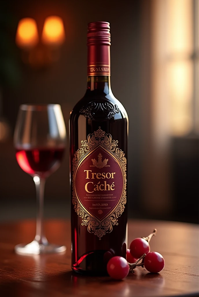 Wine label that says my 90 years Cesar Cruz thanks for attending