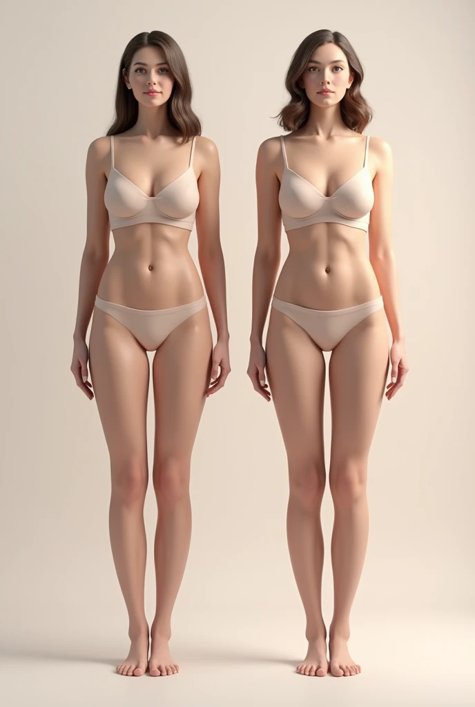 (nude:0.5), full body, small breast, thin waist