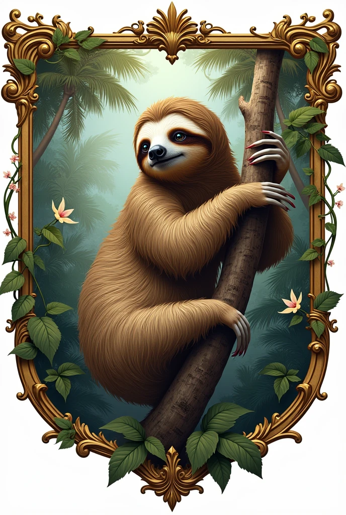 Coat of arms with sloth